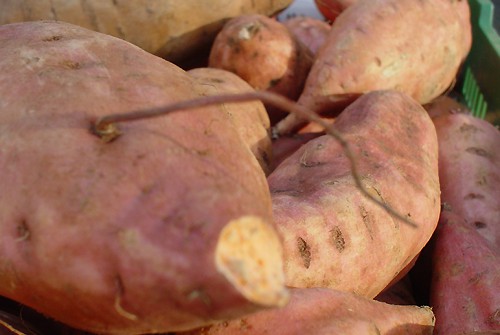 Purée de patates douces au brocolis