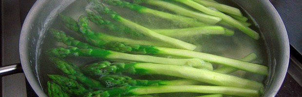 Purée d’asperges au parmesan